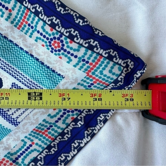 3x25* Maurices Handkerchief Top Sundress Tunic LooseFit Spaguetti Strap Blue XS - Picture 10 of 12